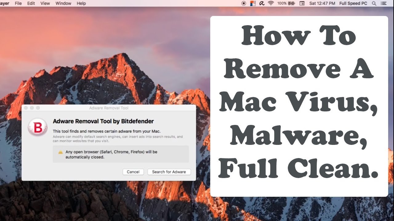 getting rid of mac adware cleaner